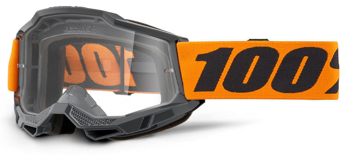 Masque cross 100% Accuri 2 OTG Orange - Ecran Clair