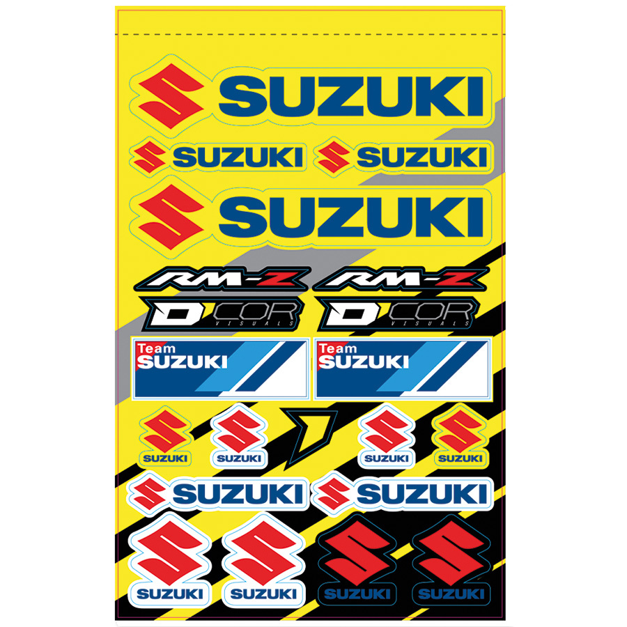 Planche d'autocollants D'Cor Visuals Suzuki Cor2