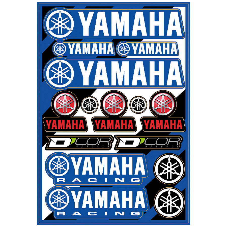 Planche d'autocollants D'Cor Visuals Yamaha Cor2