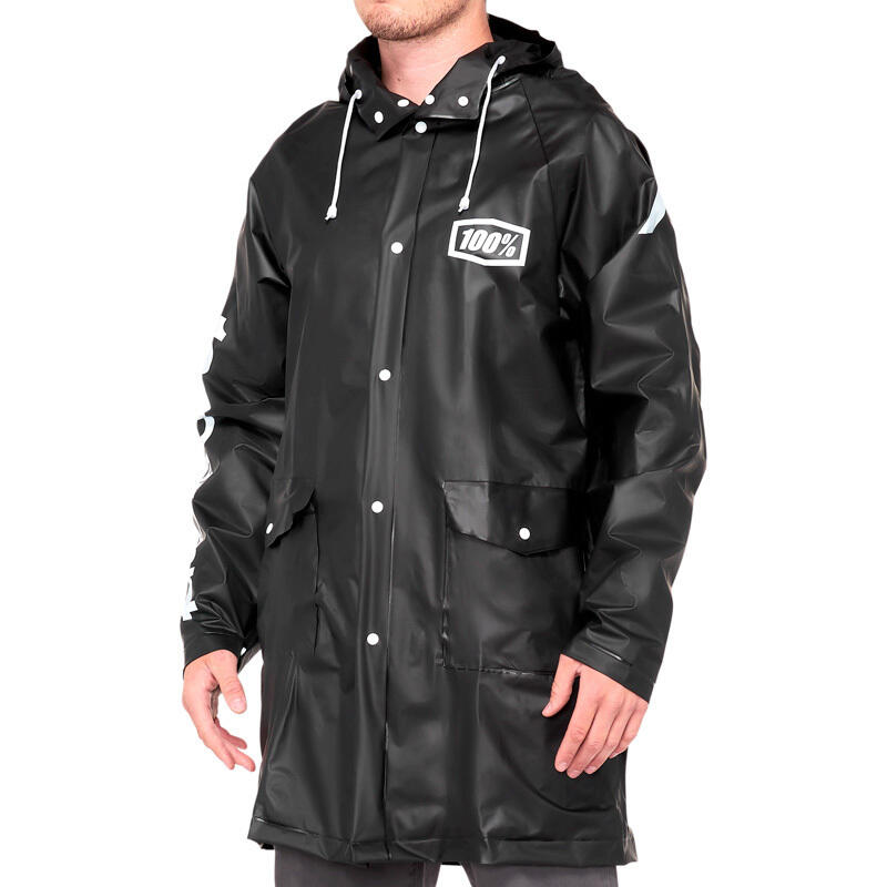 Veste imperméable 100% Torrent Noir